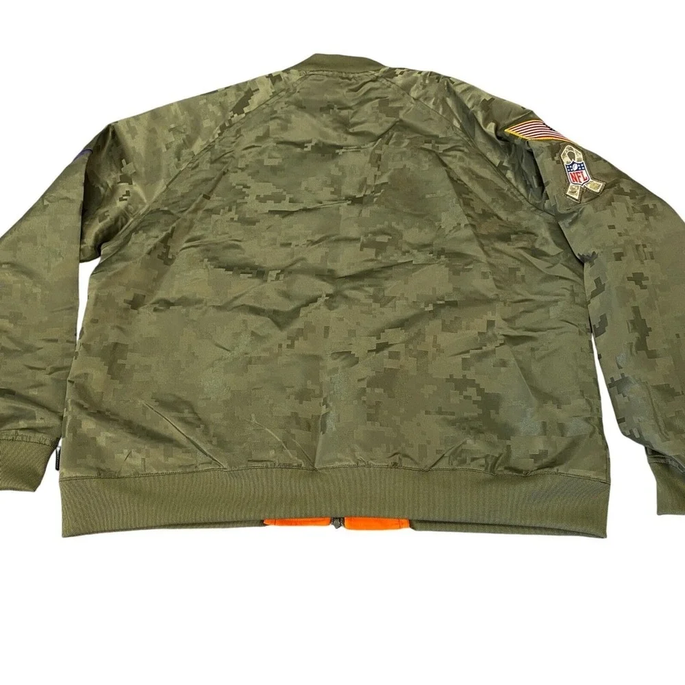 Nike Minnesota Vikings Kids XL Salute to Service Digital Camo Bomber Jacket